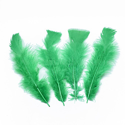 Truthahn Feder Kostüm Zubehör, gefärbt, lime green, 135~160x30~55x1.5~2 mm