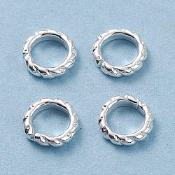 304 Schnellverbinder aus Edelstahl, Verknüpfung Ringe, Silber, 9x2 mm, Innendurchmesser: 6 mm