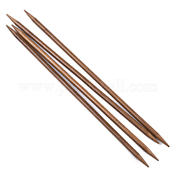 Agujas de tejer de bambú de doble punta (dpns), Perú, 250x6 mm, 4 unidades / bolsa