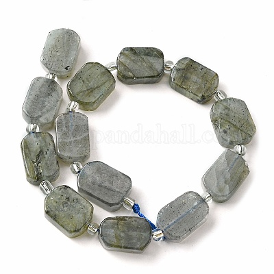 Chapelets de perles en labradorite naturelle &nbsp;G-C098-A05-01-1