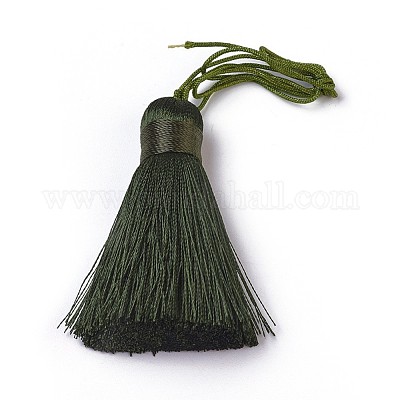 Polyester Quaste große Anhänger&nbsp;HJEW-K030-A-28-1