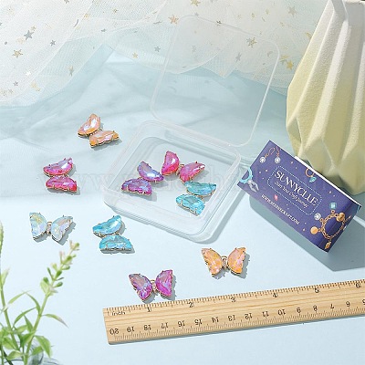Pearl butterfly hot sale charms bulk