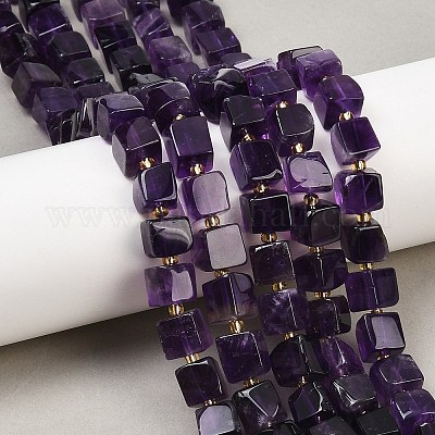 Natürlichen Amethyst Perlen Stränge&nbsp;G-G053-B26-01-1