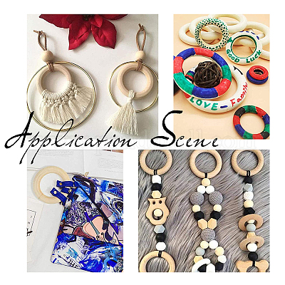Wooden rings for macrame on sale