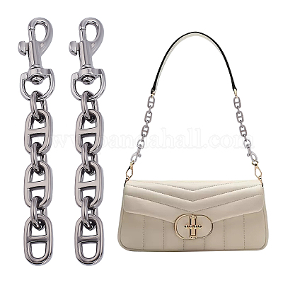 CHAIN STRAP EXTENDER Handbag, Stainless Steel Pochette Purse Chain