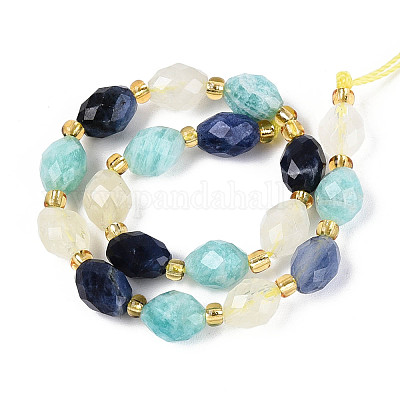 Lot De 24 Perles En Sodalite Naturelle - Diamètre 8 Mm - Pour Création De Bijoux