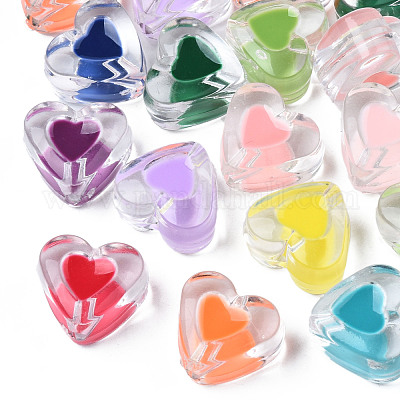Transparente Acryl Perlen&nbsp;X-TACR-S135-055-1