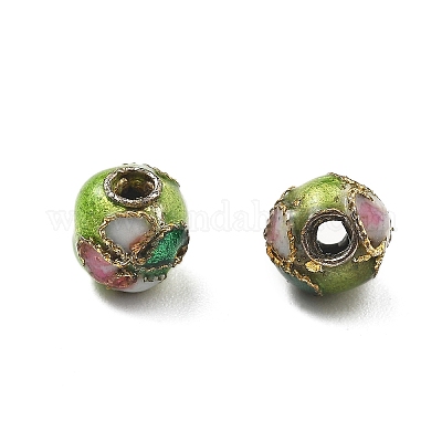 Handmade Cloisonne Perlen&nbsp;CLB-O001-M08-04-1