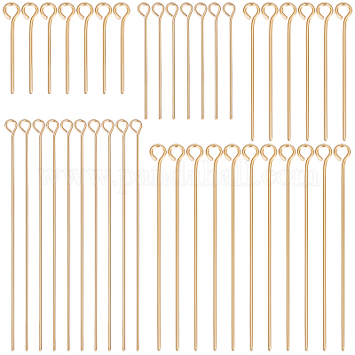 Wholesale Beebeecraft 1 Box 150Pcs Ball Head Pins 18K Gold Plated Brass 5  Size Jewelry Pins Bendable Headpin for Bracelet Necklace Jewelry Making DIY  Craft 