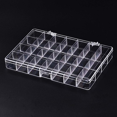 EXCEART Fishing Gear Organizer 15 Pcs 24 Plastic Organizer Box Clear  Organizer Box Plastic Storage Box Detachable Storage Container  Compartmental Box Fishing Gear Cosmetic Rack Grid : : Home