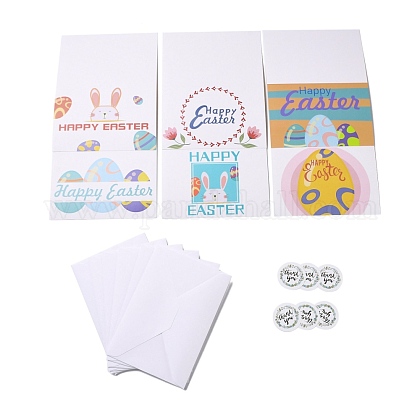 Papier rectangle cartes de vœux DIY-C025-06-1
