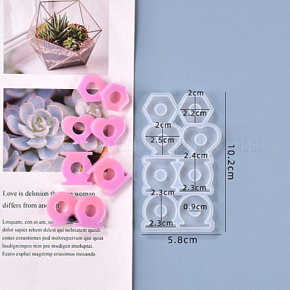 幾何学的なストロートッパーシリコーン型の装飾 ストローアタッチメントエポキシレジンキャストモールド Diyクラフト作り用品用 ホワイト 100x58x6mm インナーサイズ 25x22 25ミリメートルの通販 Jp Pandahall Com