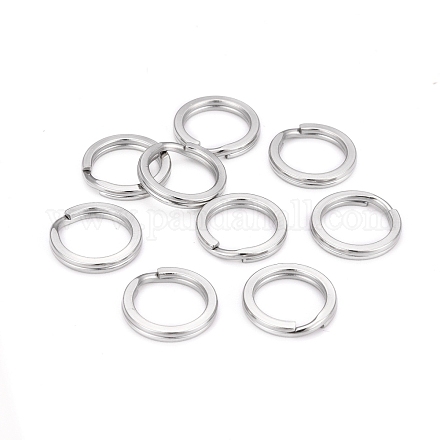 304 Stainless Steel Keychain Clasps KEYC-D049-05-1