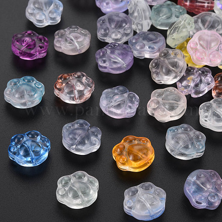 Perles en verre transparentes X-GLAA-S190-021-1