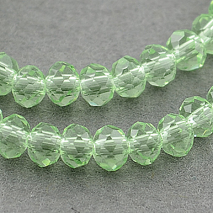 Chapelets de perles en verre transparente   X-GLAA-R135-2mm-09-1