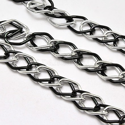 Aluminio cadenas de doble enlace CHA-M002-01A-FF-1
