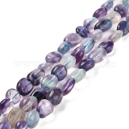 Natural Fluorite Beads Strands G-B048-A01-02-1