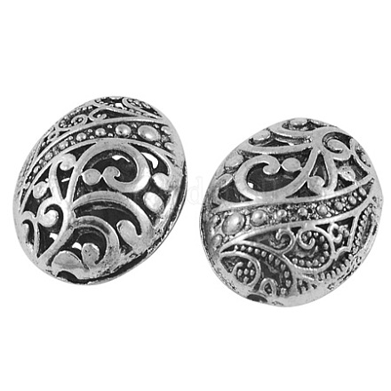 Tibetischen Stil filigranen Zubehör Perlen X-TIBEB-A12190-FF-1