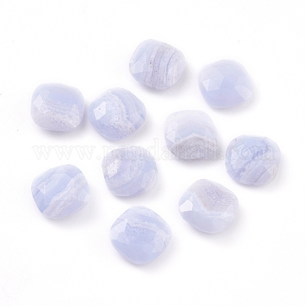Natural Blue Lace Agate Cabochons G-G835-C01-08-1