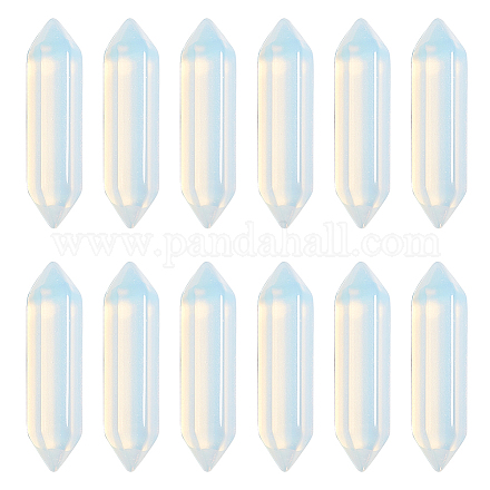 Olycraft 12pcs perles d'opalite à facettes G-OC0003-66-1