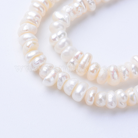 Natural Cultured Freshwater Pearl Beads Strands PEAR-S010-19-1