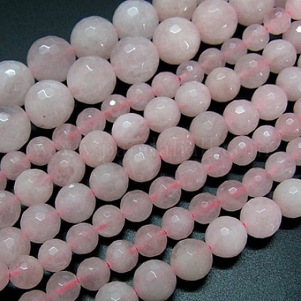 Natural Rose Quartz Beads Strands G-G542-4mm-31-1