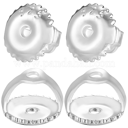 Dadi per le orecchie in ottone da 30 pz KK-BBC0019-92S-1