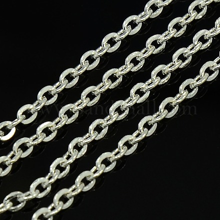 Silver Iron Cable Chains X-CH-S041-S-NR-1