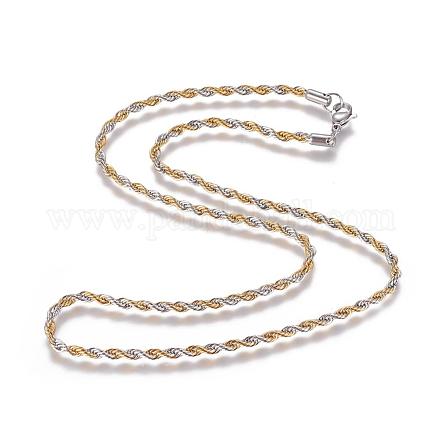 Collares de cadena de cuerda de 304 acero inoxidable STAS-M174-009C-1