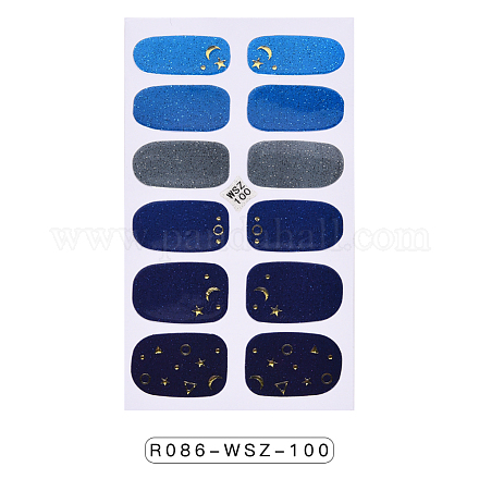 Full Wrap Gradient Nail Polish Stickers MRMJ-R086-WSZ-100-1
