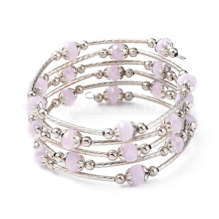 Bracelets de perles de verre de mode BJEW-JB04989-03-1