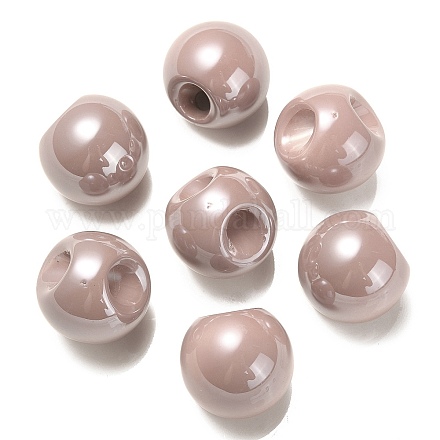 Opaque Acrylic Beads OACR-G012-01K-1