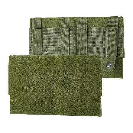 Pannello tattico in nylon con gancio e passante molle DIY-WH0698-036B-1