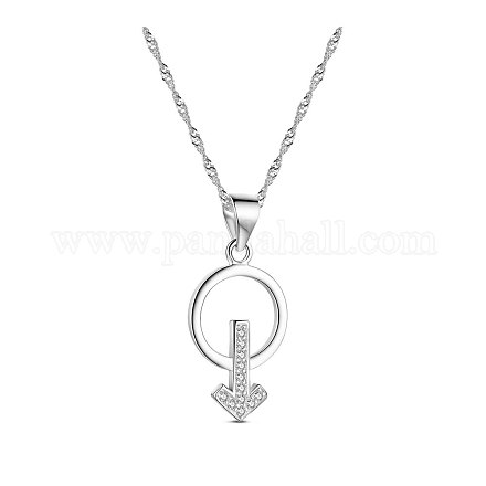Ожерелье shegrace 925 из стерлингового серебра JN72B-1