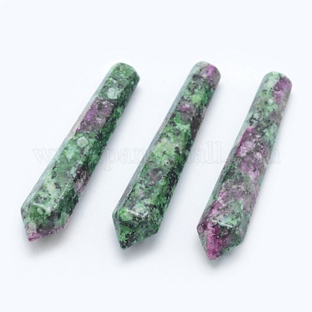 Natural Ruby in Zoisite Pointed Beads G-E490-E26-1