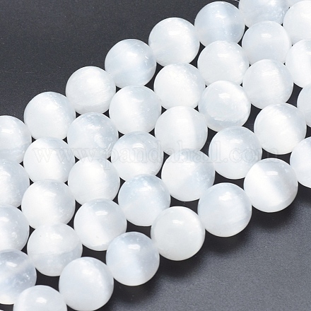 Chapelets de perles en calcite naturelle G-K256-15-16mm-1