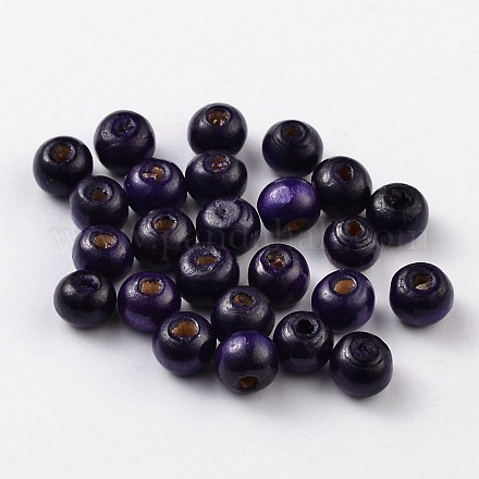 Natural Wood Beads TB10mmY-7-1