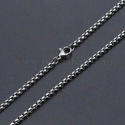Caja collar de cadena de acero inoxidable 201 STAS-S105-JN929-1-45-1