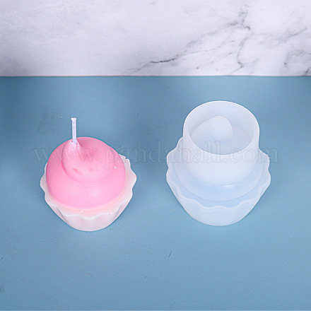 Realizzazione di stampi in silicone per candele fai da te per cupcake DIY-F065-08-1