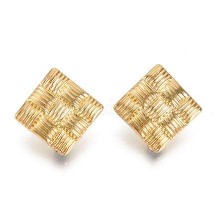 Alloy Stud Earring Findings PALLOY-R134-07-RS-1