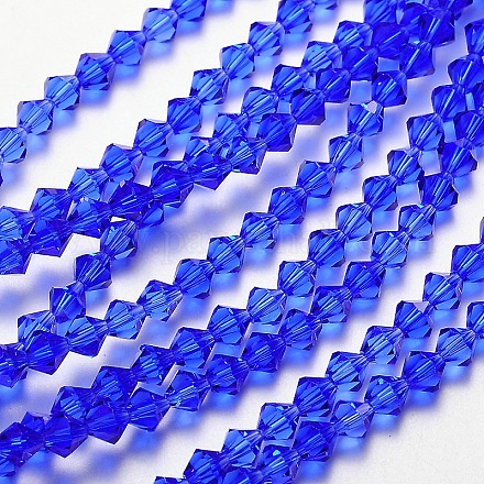 Faceted Imitation Austrian Crystal Bead Strands G-M180-6mm-13A-1