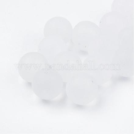 Transparent Acrylic Beads FACR-R022-8mm-15-1