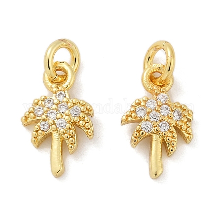 Латунные микро проложить кубического циркония подвески KK-U073-01G-1