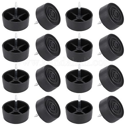 Wholesale GORGECRAFT 20 Pack Plastic Furniture Legs Couch Feet Non Slip Sofa Replacement Parts Sofa Couch Legs Flat Round Feet for Legs Sofas Chairs Cabinets Dressers Beds Pandahall