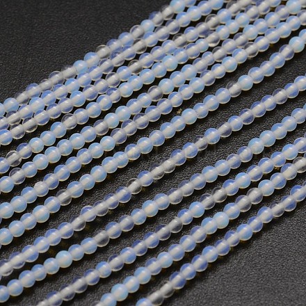 Opalite Round Beads Strands X-G-P128-42-3mm-1