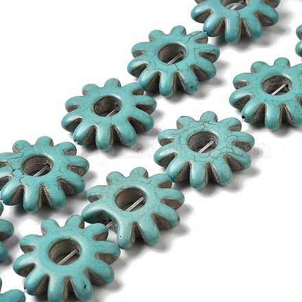 Chapelets de perles en turquoise synthétique G-P507-11A-1