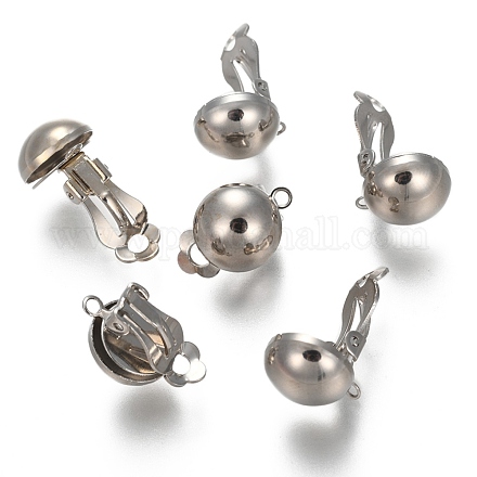 Brass Earring Findings KK-E030-N-1