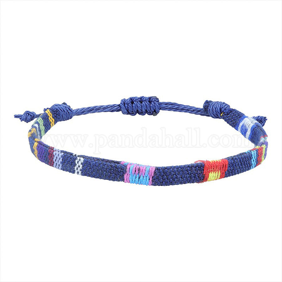 Lot De 12 Bracelets Tressés En Coton Unisexes - Style Bohème, Réglables, étanches