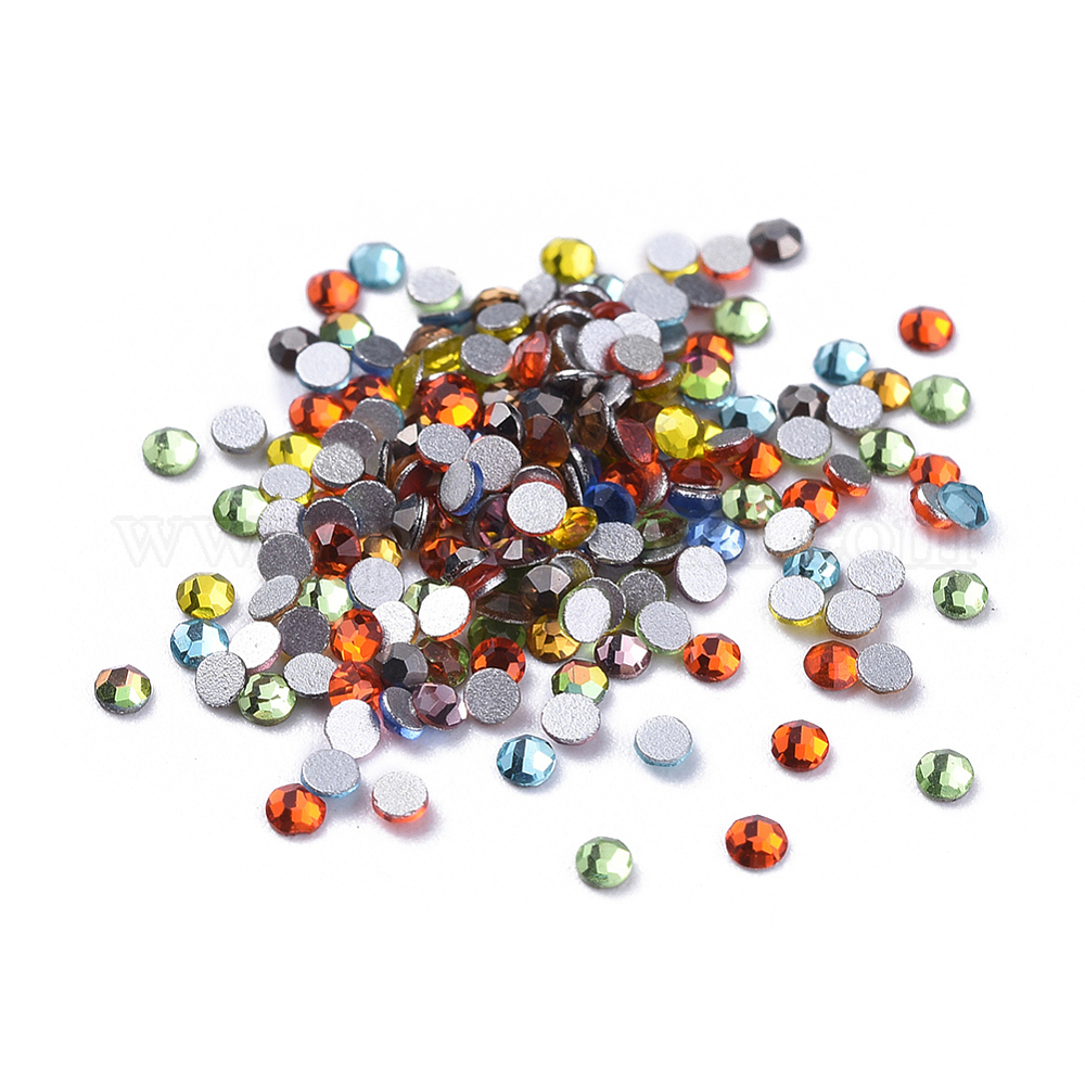 Strass anelado! Strass de vidro com garra para costura em strass pedra