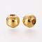 Spacer Beads, Iron, Golden, 10mm, Hole: 3~4mm